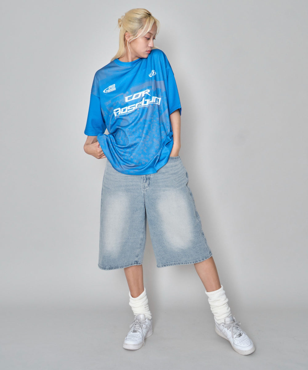 デニム淡　モデル：172㎝　L着用