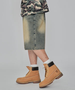 デニム淡加工 モデル：178cm L着用