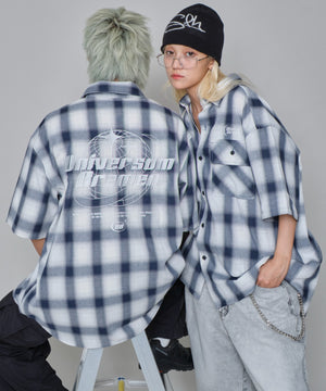 グラフィックオンブレチェックシャツ（SS）