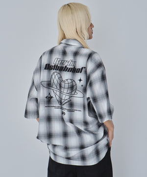 ホワイトチェック モデル：172cm L着用