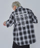 ブラックチェック モデル：178cm L着用