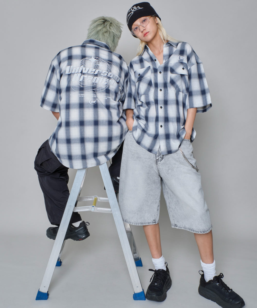 グラフィックオンブレチェックシャツ（SS）