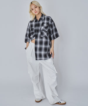 ブラックチェック モデル：172cm L着用