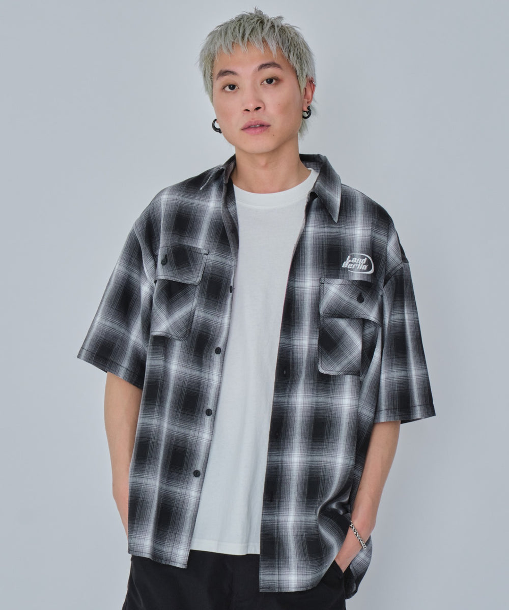 ブラックチェック モデル：178cm L着用