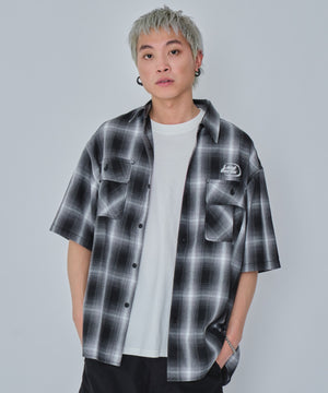 ブラックチェック モデル：178cm L着用