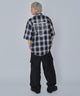 ブラックチェック モデル：178cm L着用