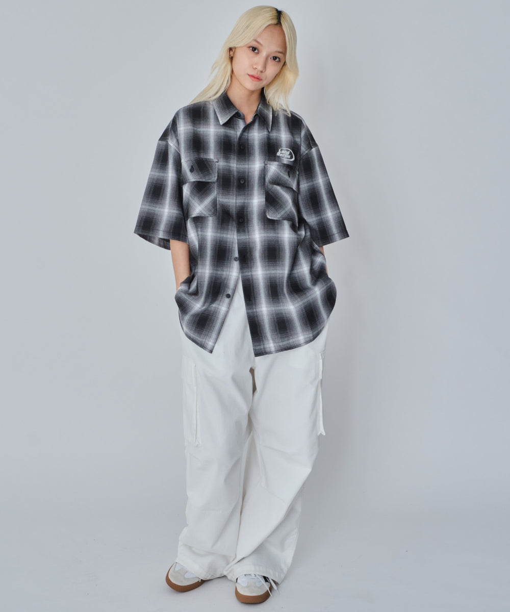 ブラックチェック モデル：172cm L着用