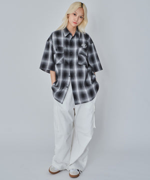 ブラックチェック モデル：172cm L着用