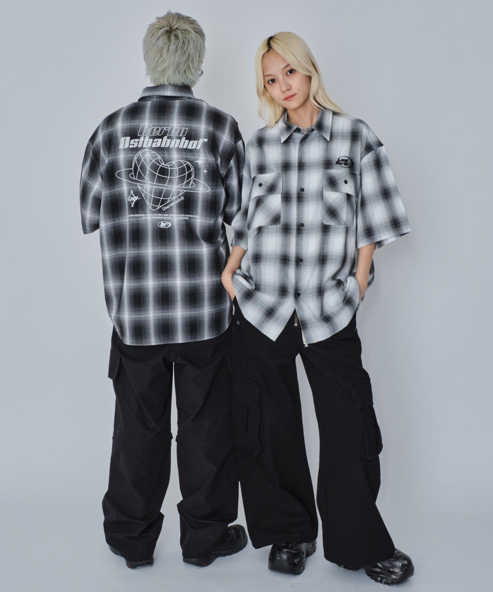 グラフィックオンブレチェックシャツ（SS）