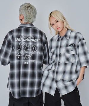 グラフィックオンブレチェックシャツ（SS）