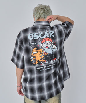 ブラックチェック モデル：178cm L着用