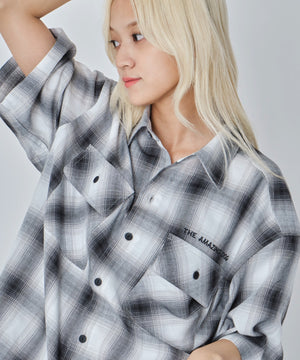 ホワイトチェック モデル：172cm M着用