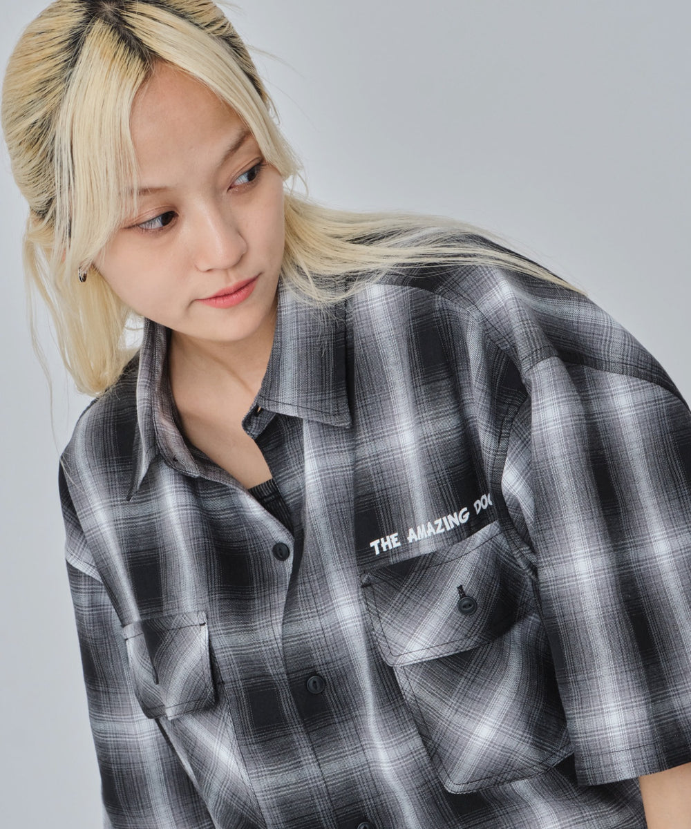 ブラックチェック モデル：172cm M着用