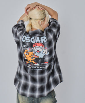 ブラックチェック モデル：172cm M着用