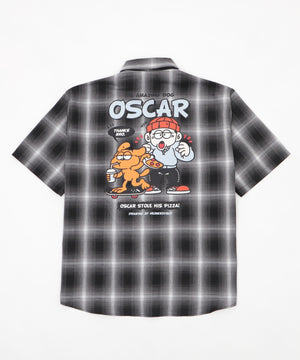 イラストオンブレチェックシャツ（SS）