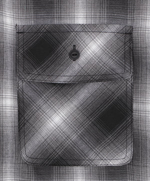 イラストオンブレチェックシャツ（SS）