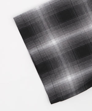 イラストオンブレチェックシャツ（SS）