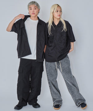 ナイロンメッシュZIPシャツ（SS）