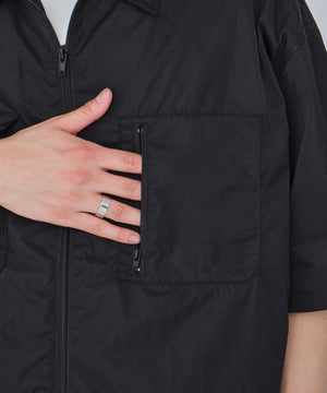 ナイロンメッシュZIPシャツ（SS）