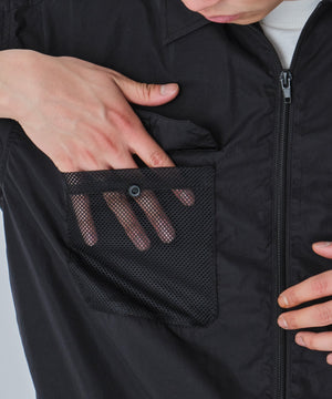 ナイロンメッシュZIPシャツ（SS）