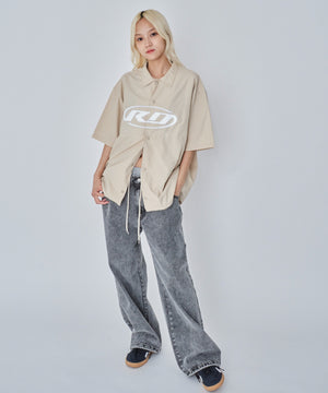 ベージュ　モデル:172cm M着用