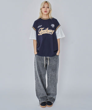 ネイビー　モデル:172cm L着用