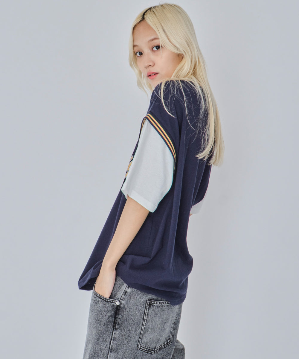 ネイビー　モデル:172cm L着用