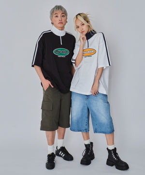 ヘビーウェイトハーフジップT（SS）