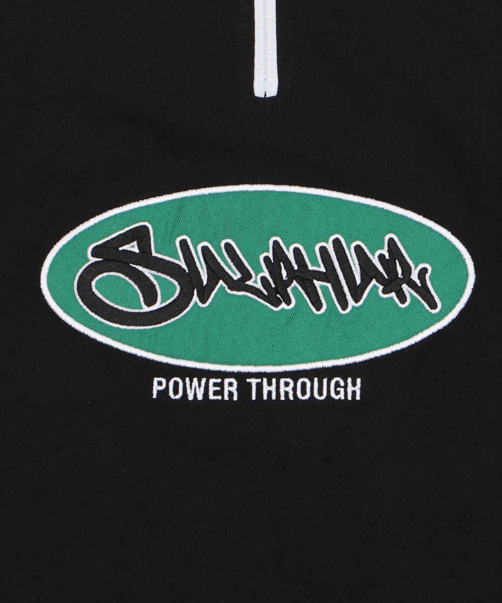 ヘビーウェイトハーフジップT（SS）