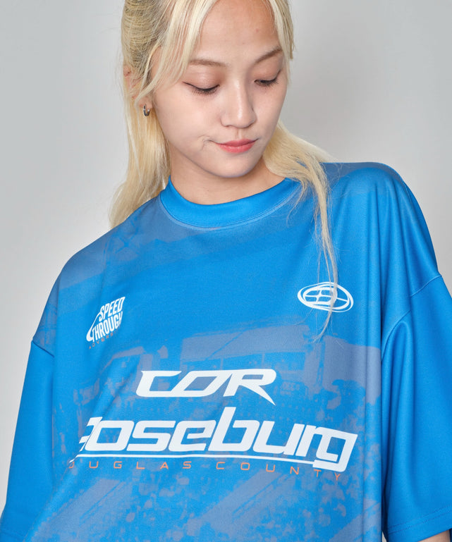 ブルー　モデル：172㎝　L着用