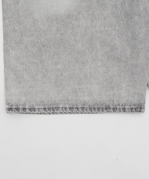 チェーン付きスーパーバギーデニムショーツ