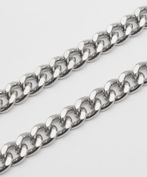 チェーン付きスーパーバギーデニムショーツ