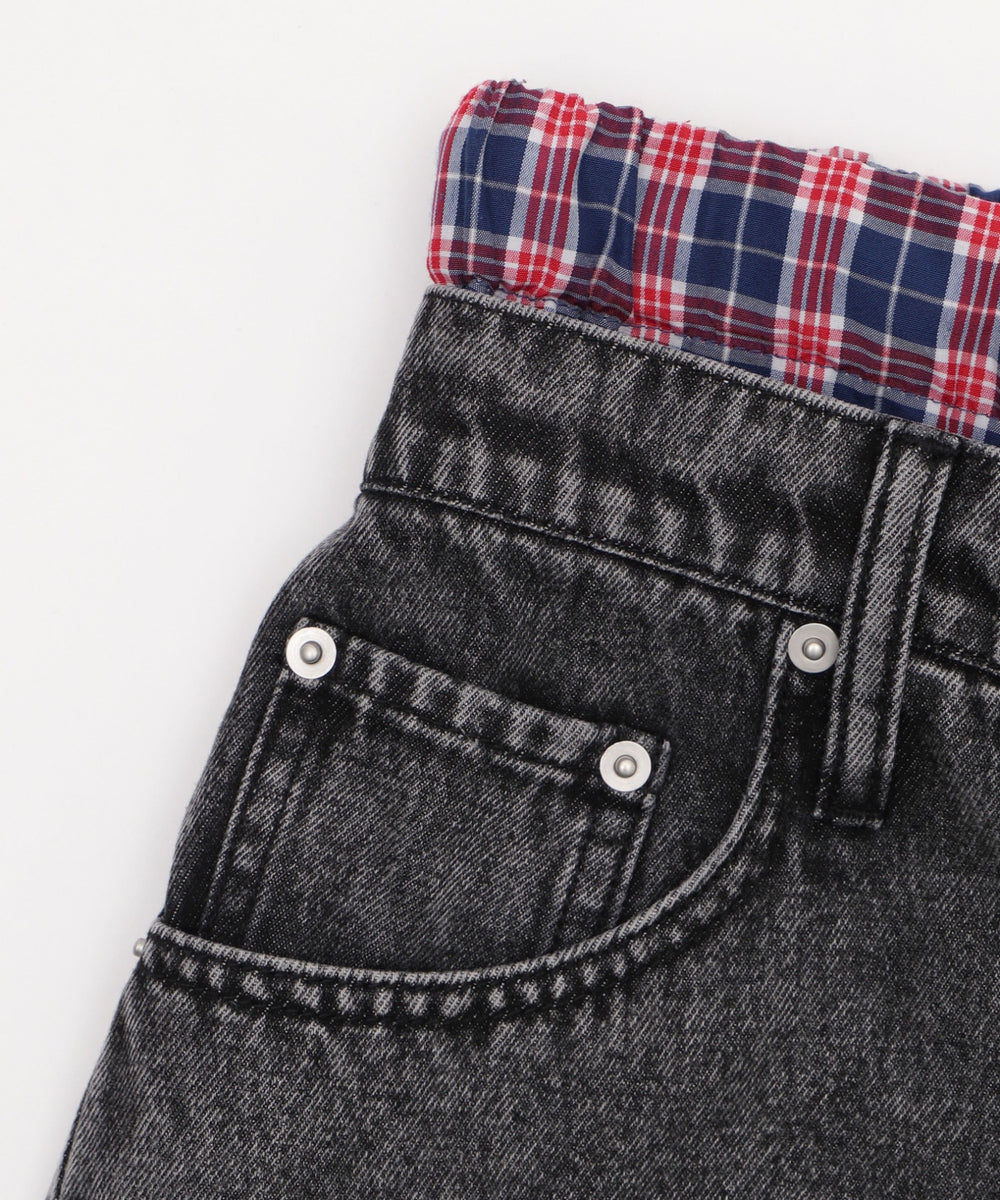 ボクサードッキングデニムショーツ