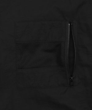 フードナイロンベスト