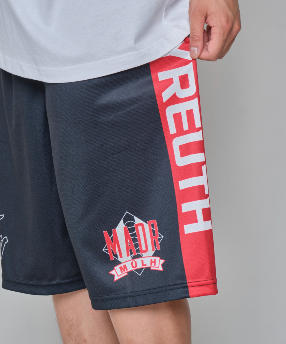 メッシュライングラフィックショーツ