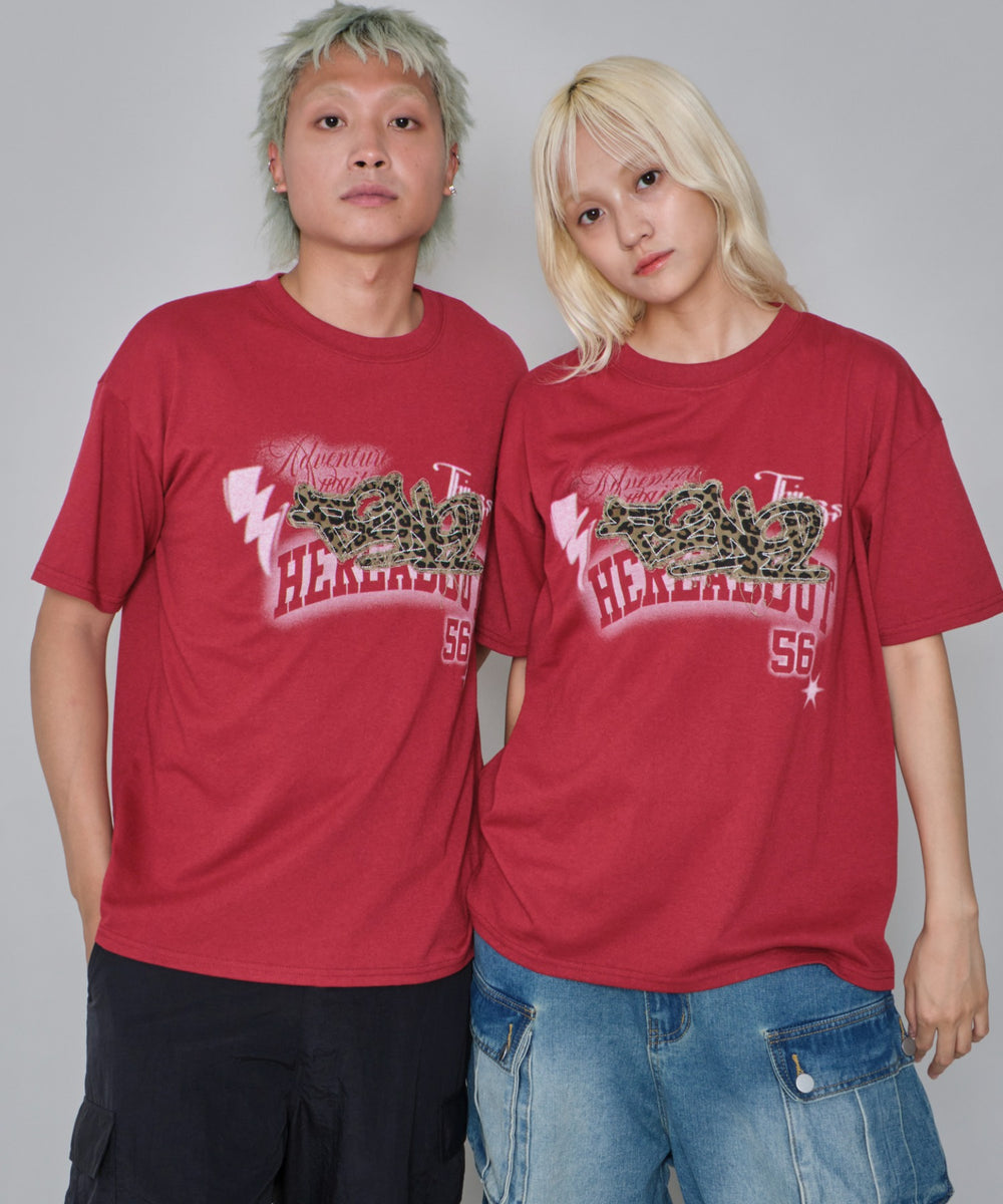 パターンアップリケグラフィックT（SS）