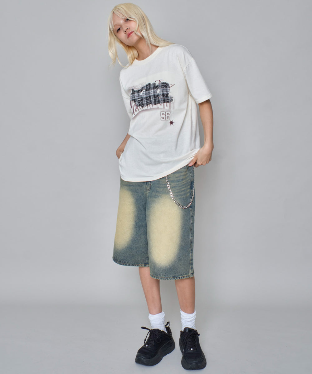 ホワイト　モデル:172cm M着用