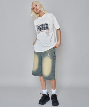 ホワイト　モデル:172cm M着用