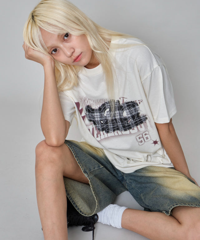 ホワイト　モデル:172cm M着用