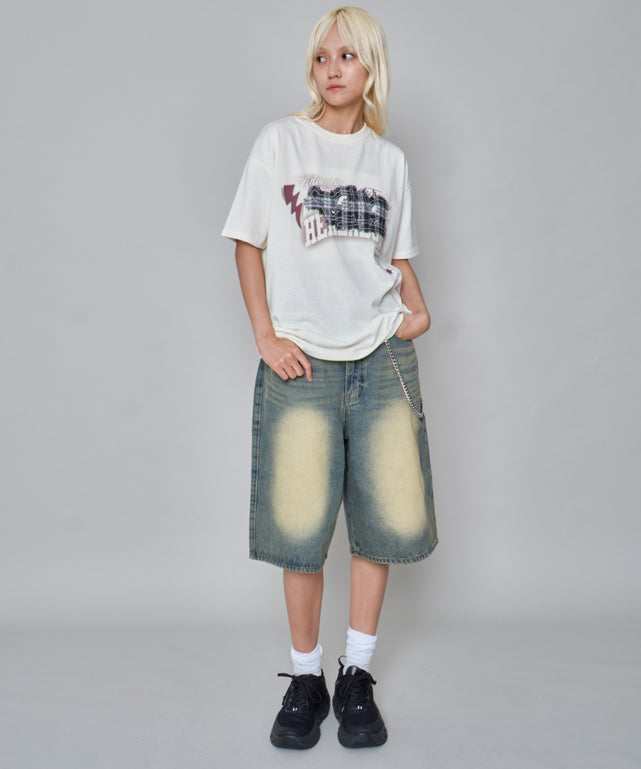 ホワイト　モデル:172cm M着用