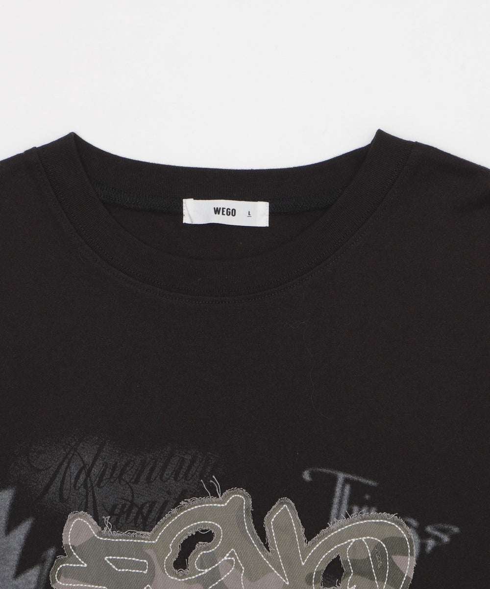 パターンアップリケグラフィックT（SS）