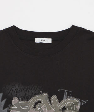 パターンアップリケグラフィックT（SS）