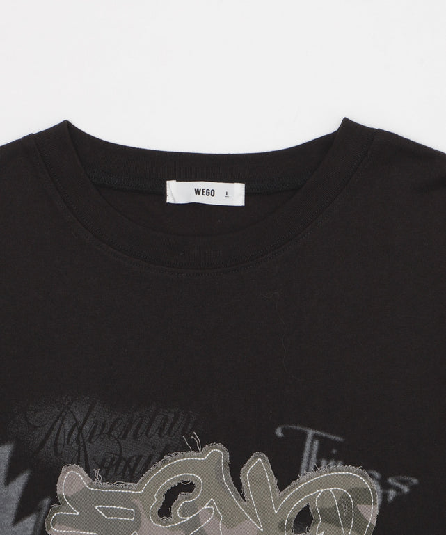 パターンアップリケグラフィックT（SS）