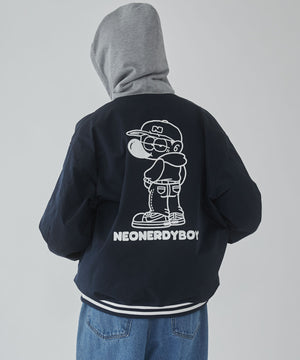 ネイビー　モデル:178cm L着用