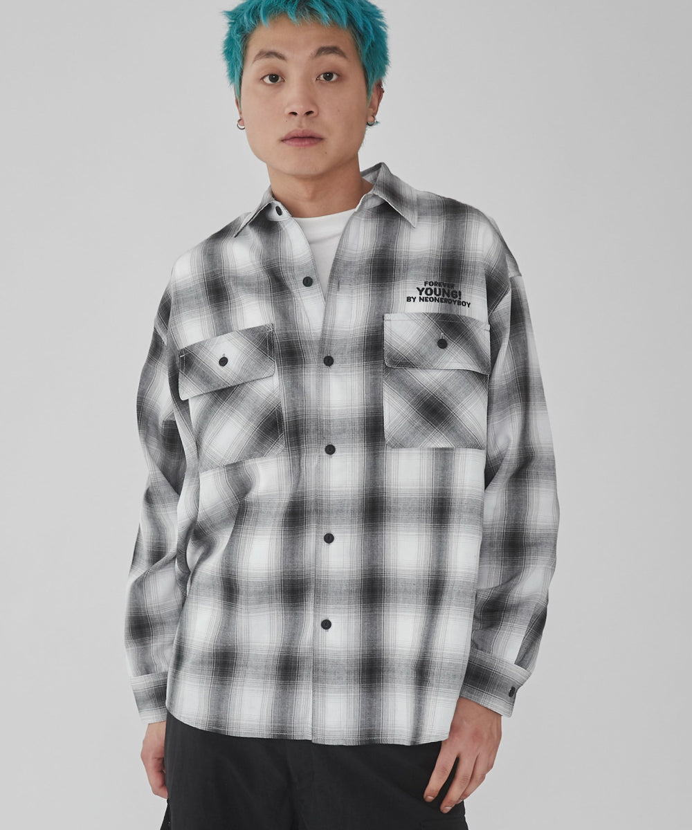 柄2　モデル:178cm L着用