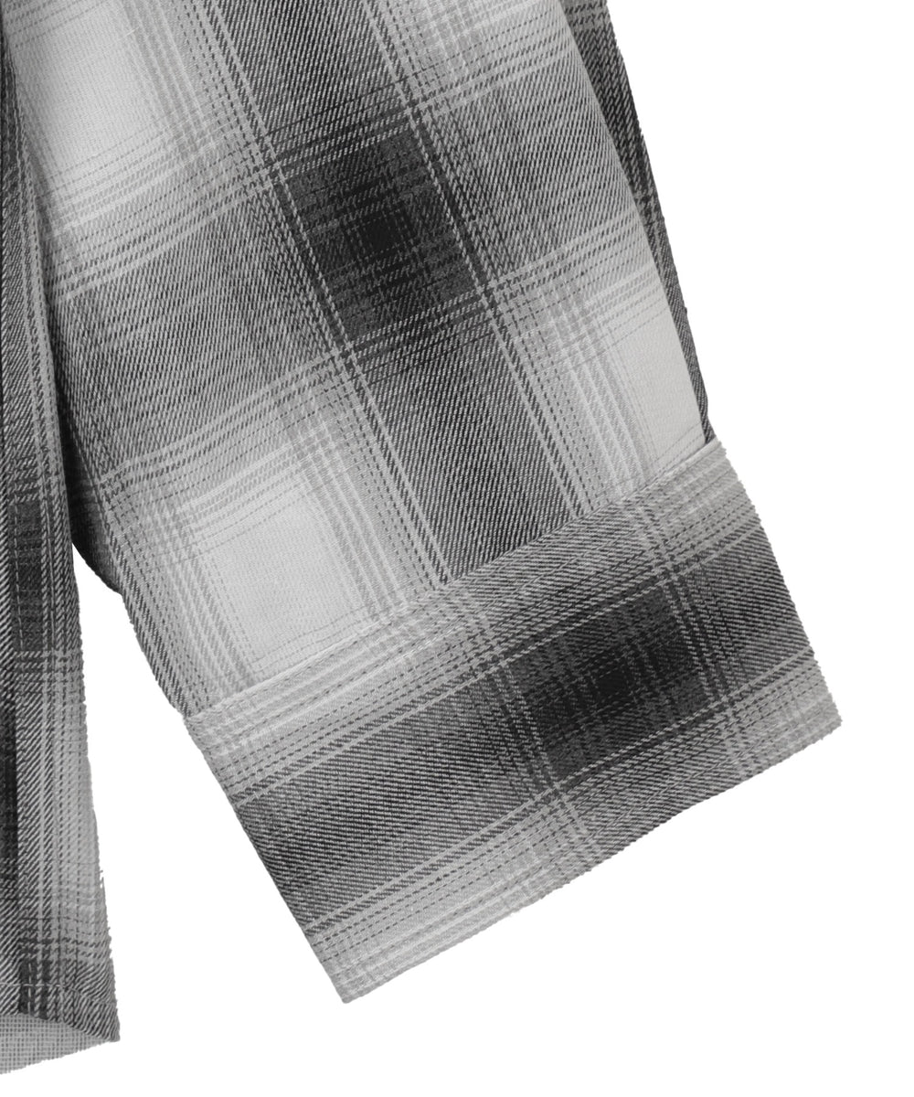 グラフィックオンブレチェックシャツ（LS）