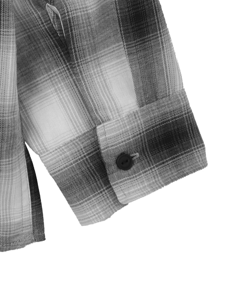 グラフィックオンブレチェックシャツ（LS）