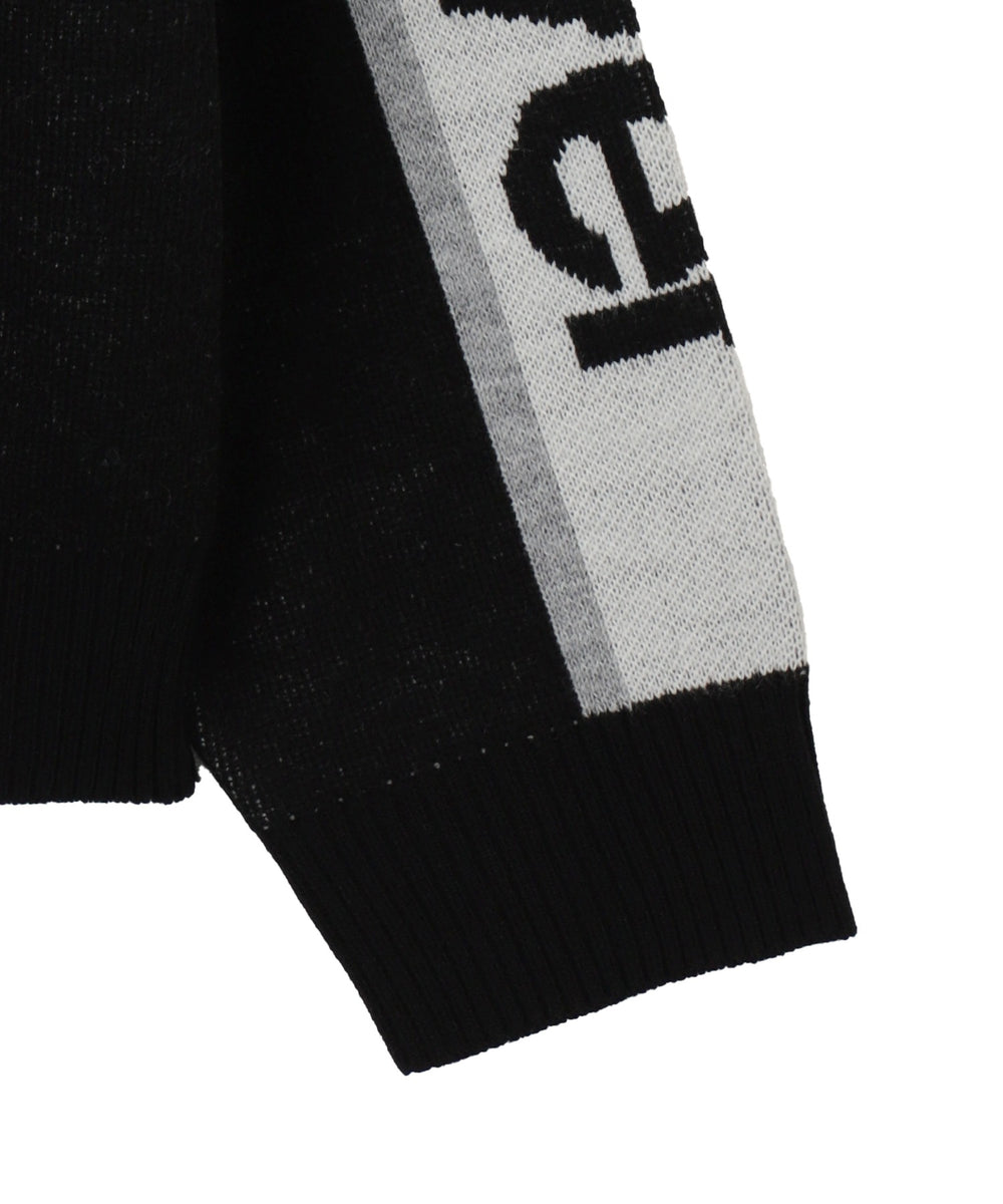 レーシンググラフィックニットブルゾン