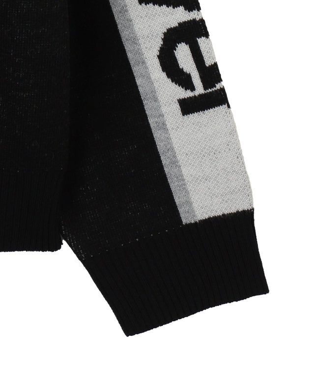 レーシンググラフィックニットブルゾン