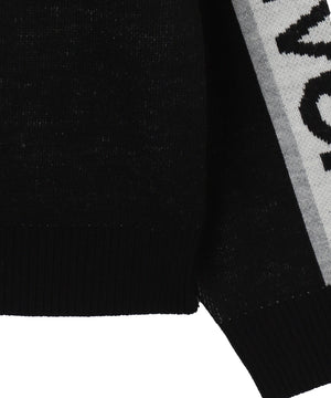 レーシンググラフィックニットブルゾン